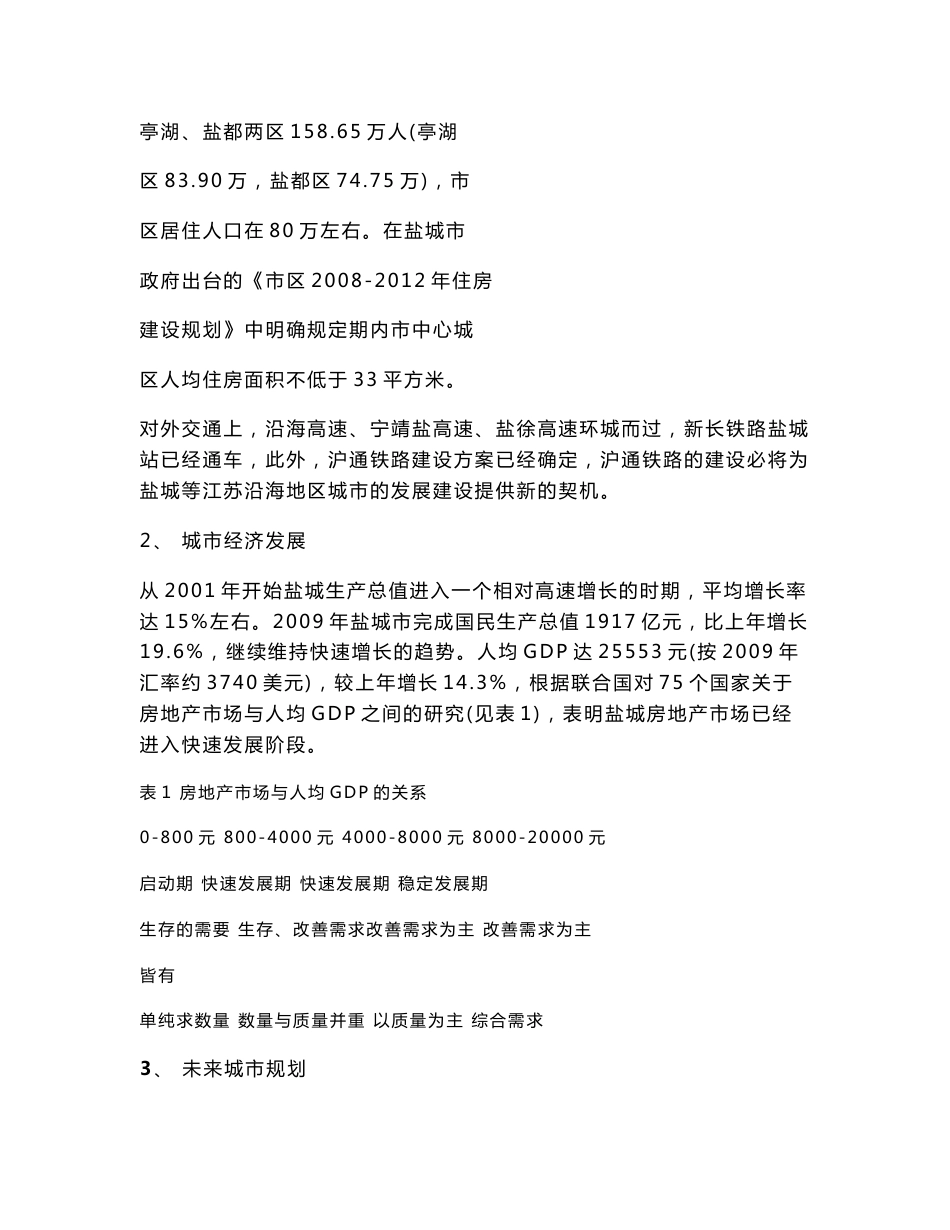 [原创]盐城市商业地产调查报告及项目商业定位建议_第2页