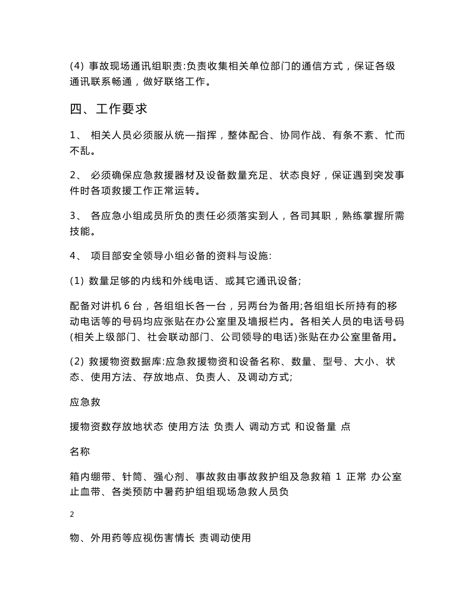道路改造事故应急救援预案_第3页