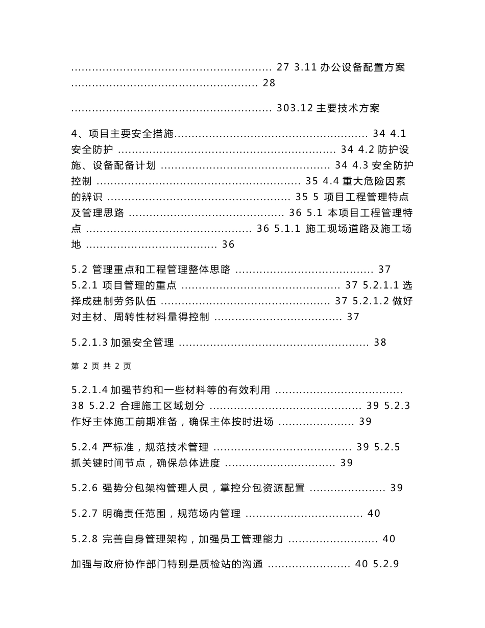 施工项目策划书两篇_第2页