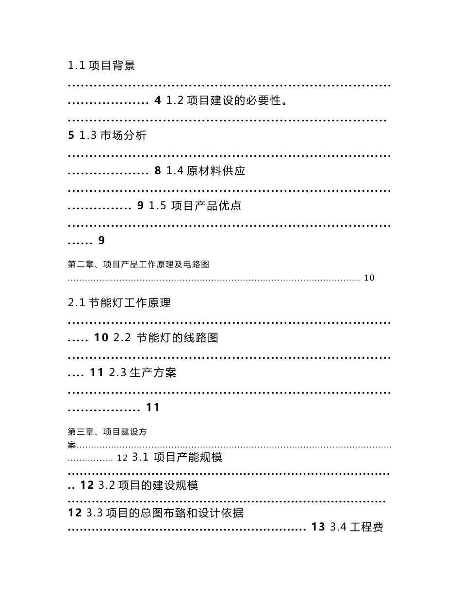 年产600万只节能灯项目可行性研究报告_第2页