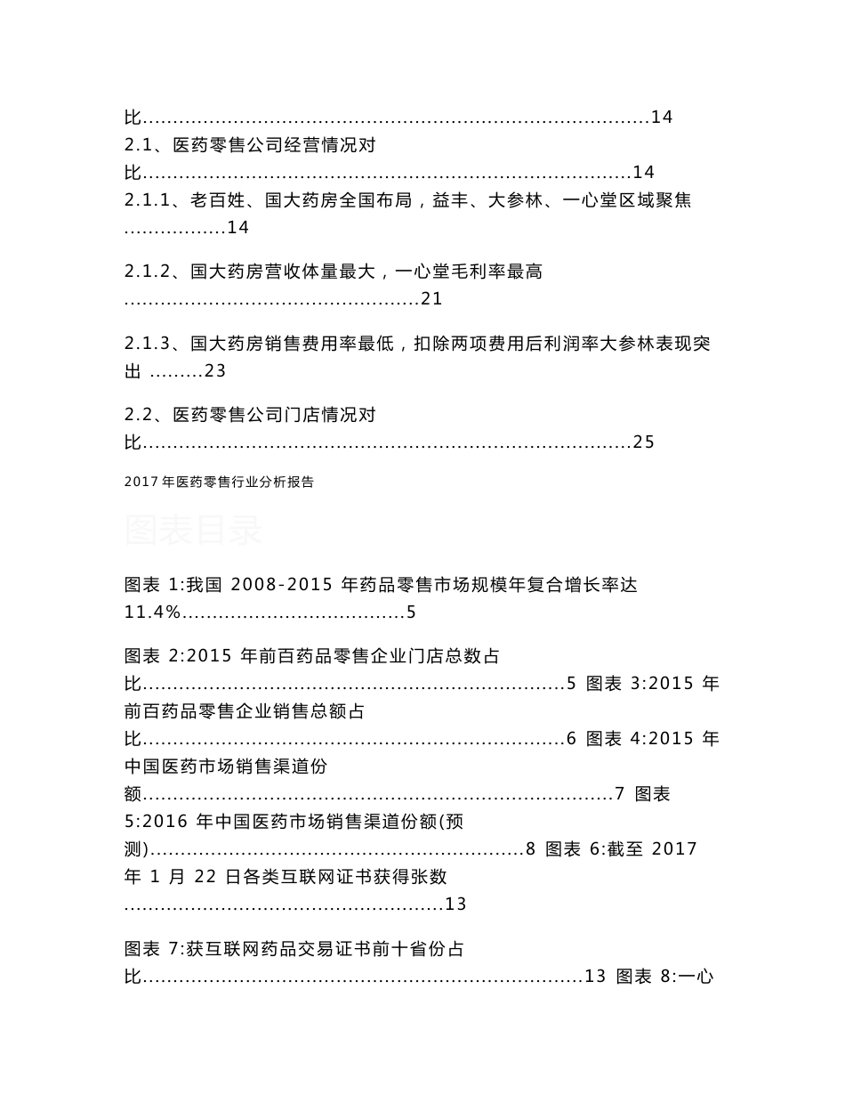 中国医药零售行业分析报告2019年版_第2页