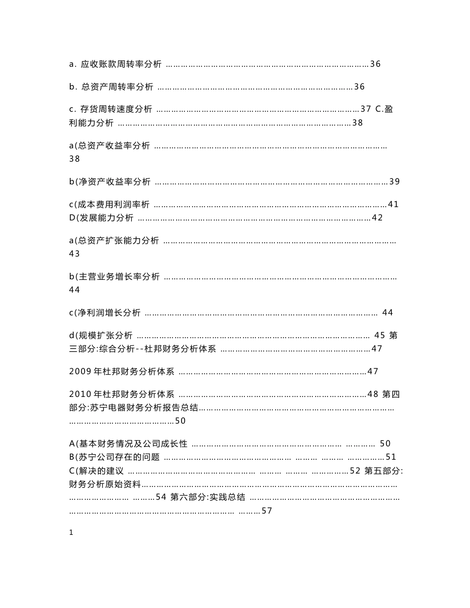 苏宁电器财务报告分析_第2页