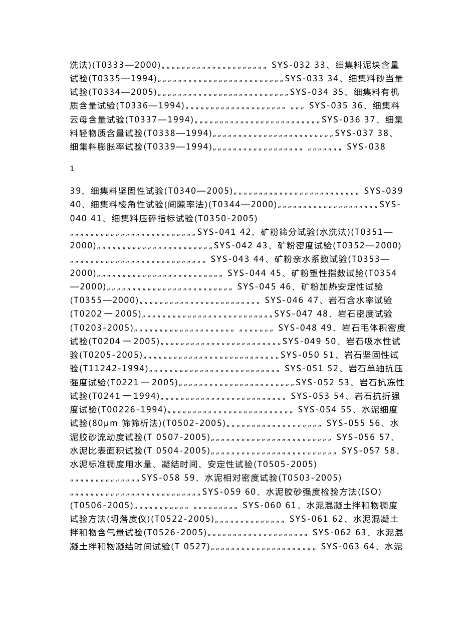 公路工程试验作业指导书汇编(197页)_第2页