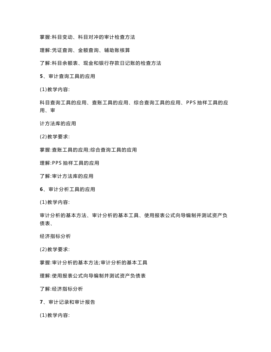 审计模拟实验报告_第3页