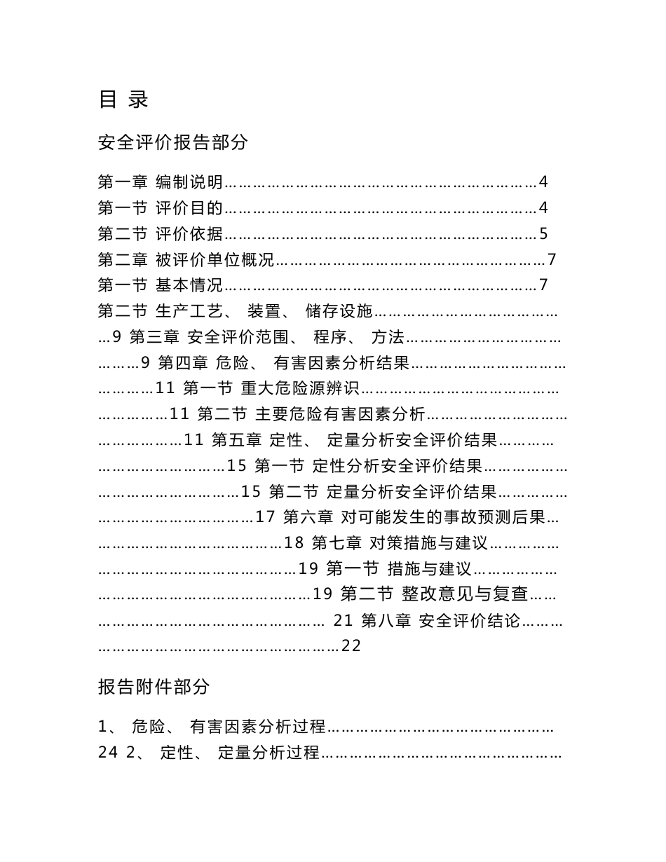 乙炔厂安全评价报告_第1页
