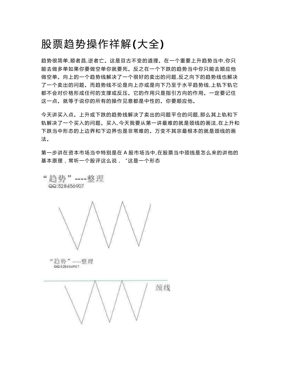 股票趋势操作祥解(大全)_第1页