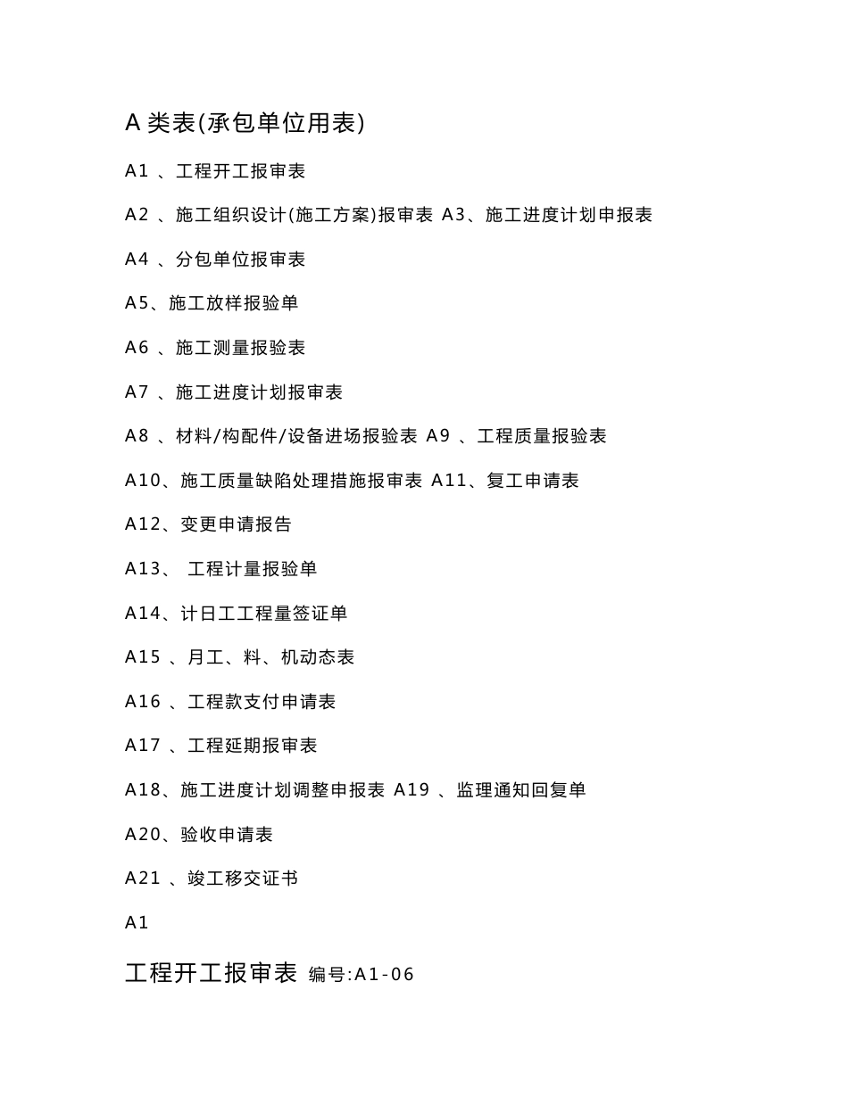 土地整治报验资料工程监理工作的表格与报告文件格式_第3页