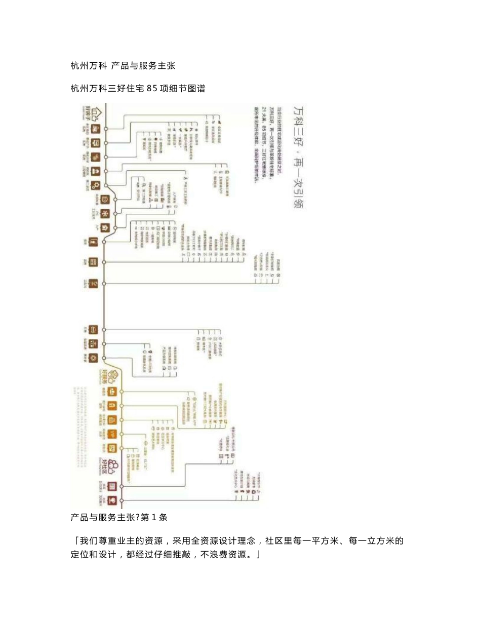 杭州万科 产品与服务主张分析_第1页