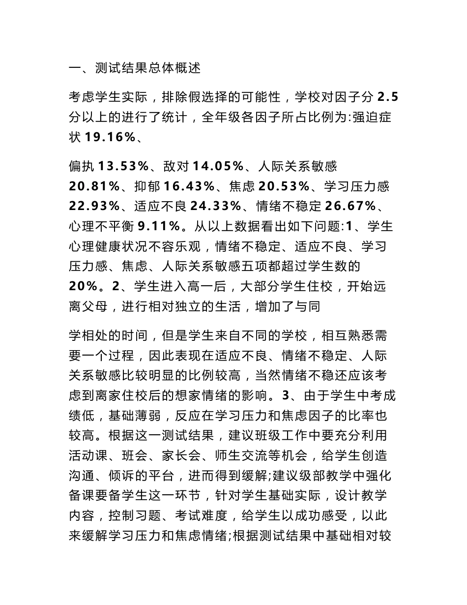 心理测评分析报告_第2页
