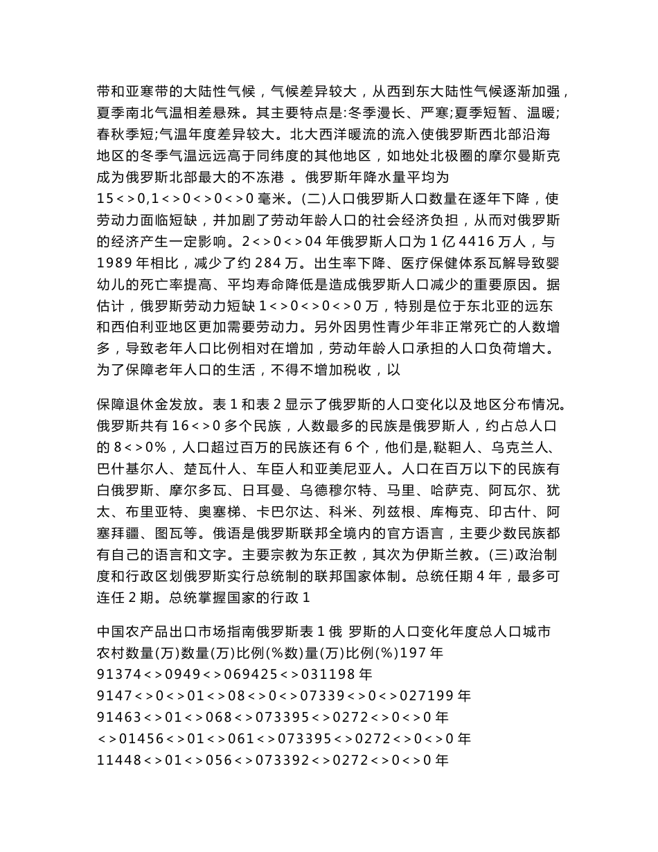 中国对俄罗斯农产品出口指南_第3页