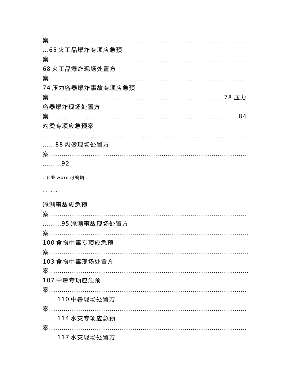 应急处置预案与现场处置方案_第2页