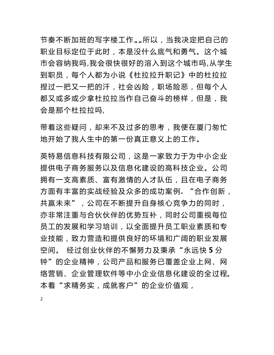 信息技术公司实习报告_第2页