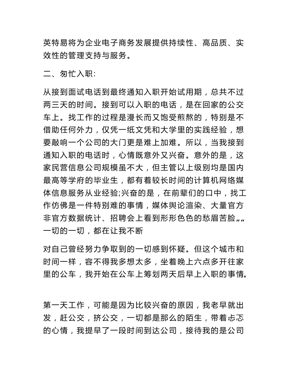 信息技术公司实习报告_第3页