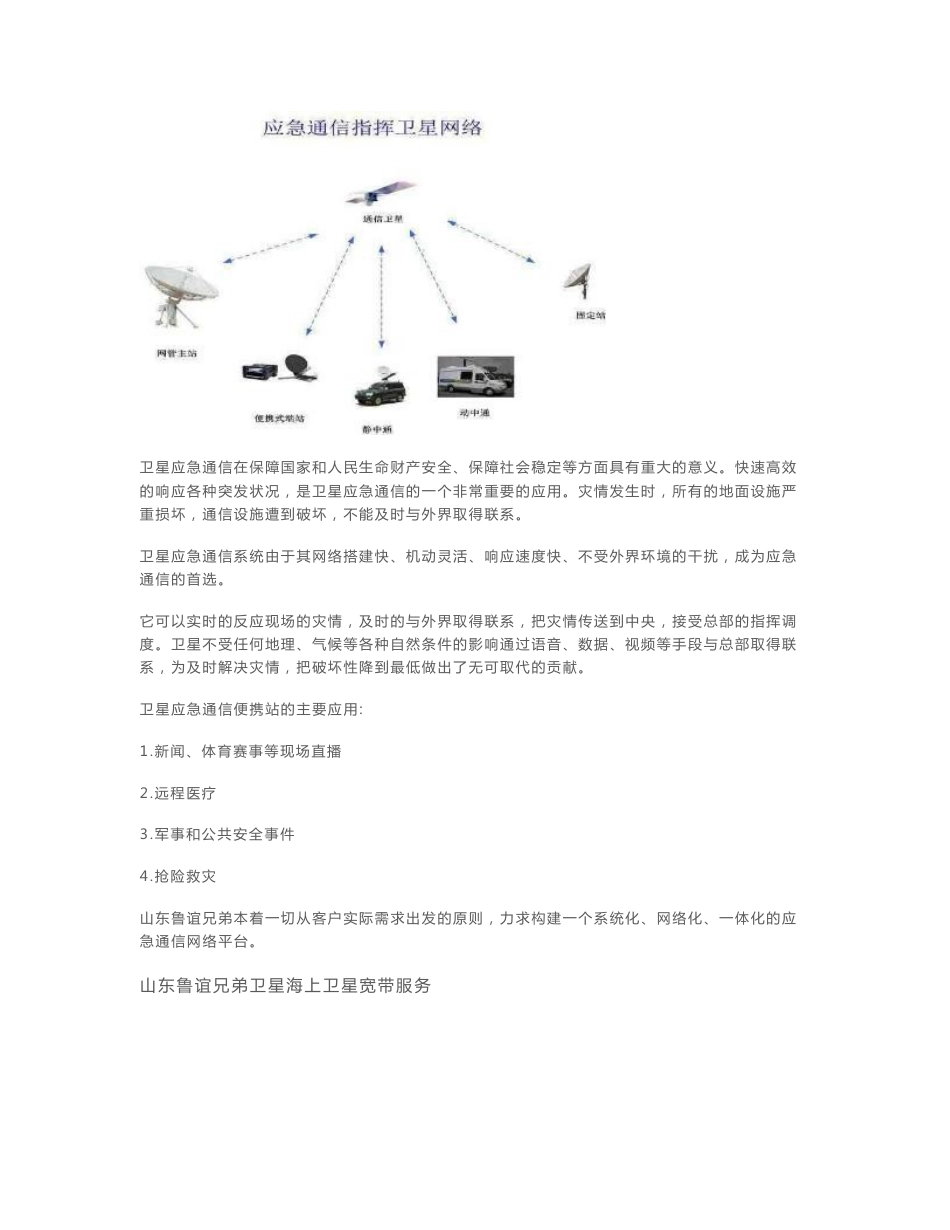 卫星应急通信系统资料_第1页