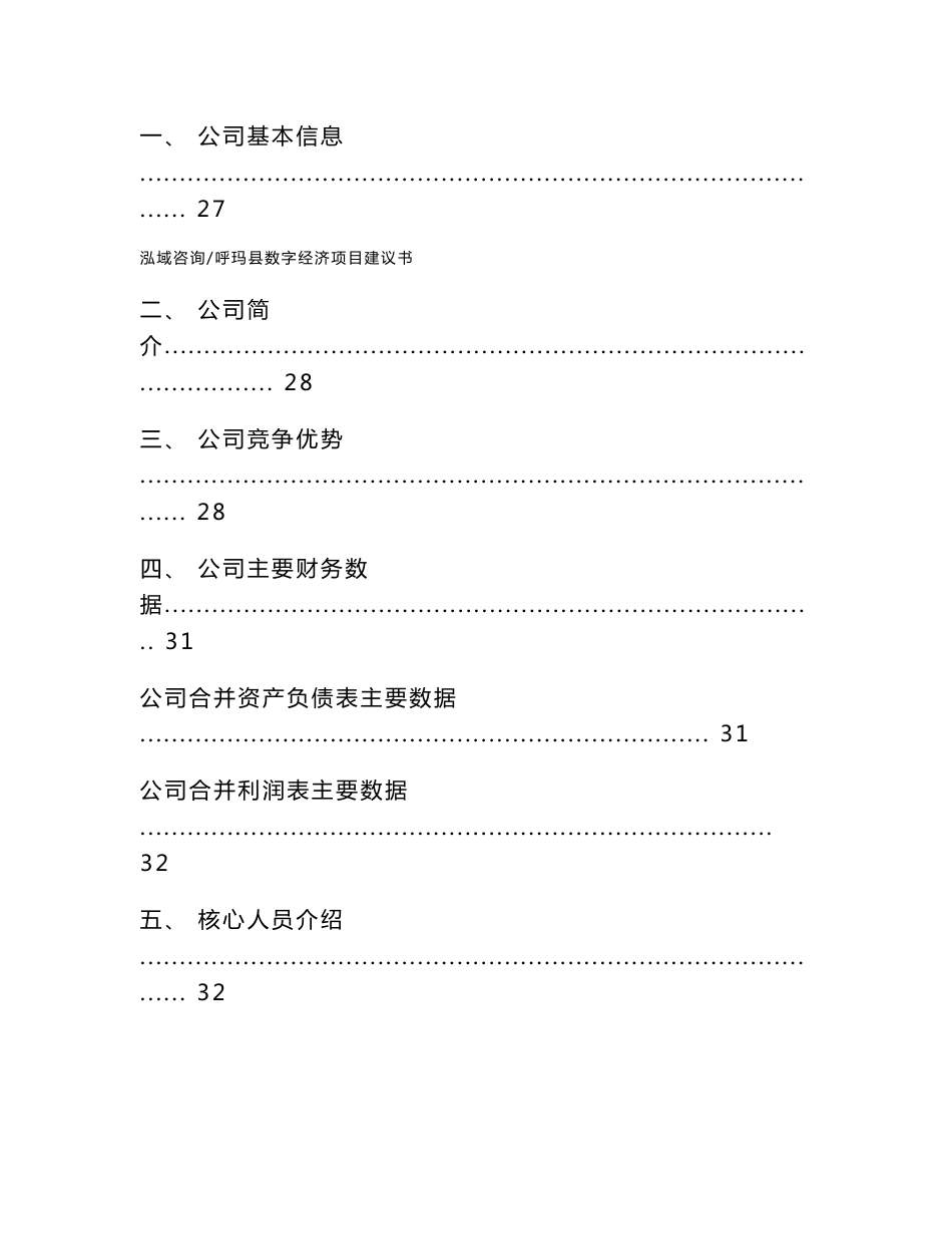 呼玛县数字经济项目建议书参考范文_第3页