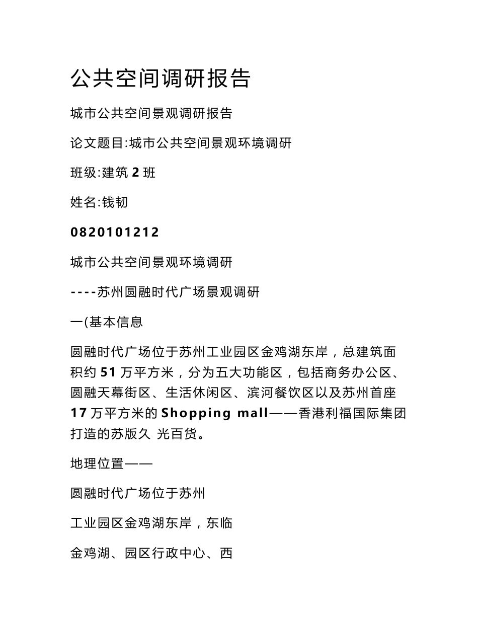 公共空间调研报告_第1页