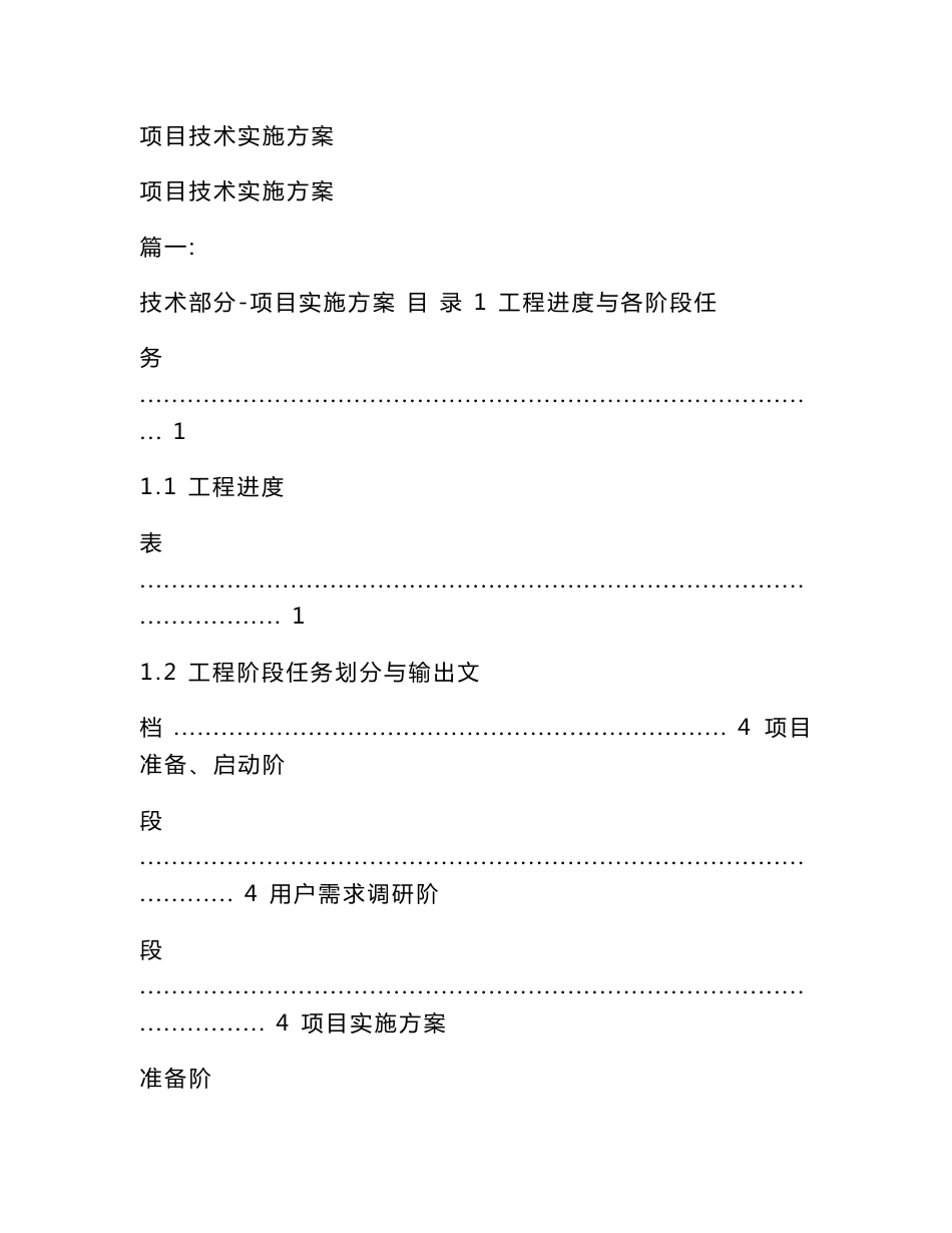项目技术实施方案_第1页