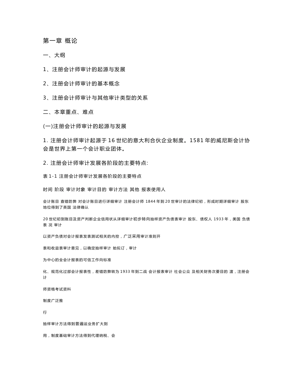 审计学教案 (全套）_第1页