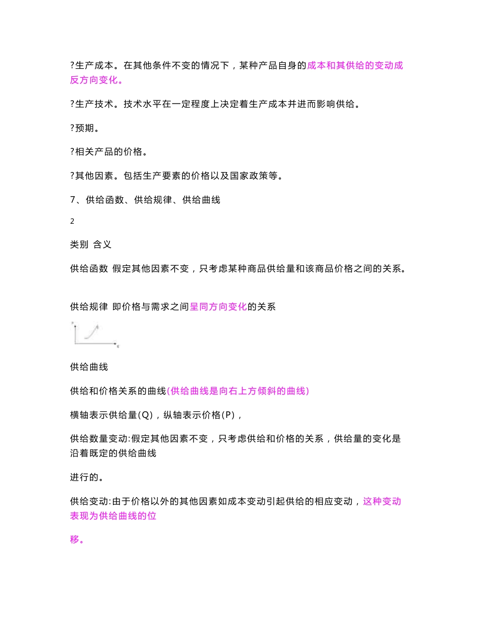 【经济师重点复习资料】2015年中级经济师考试经济基础考点总结重点标识版_第3页