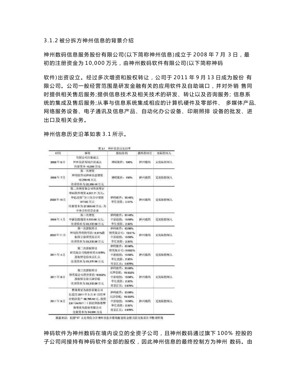 神州数码分拆神州信息借壳Ａ股上市案例分_第2页