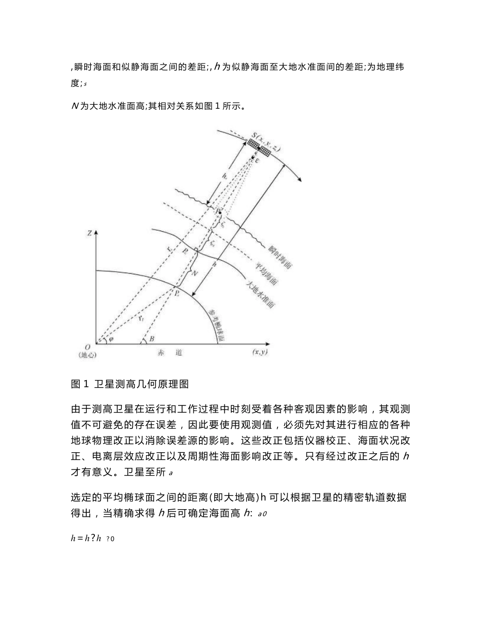 卫星测高技术的原理及应用讲述_第3页