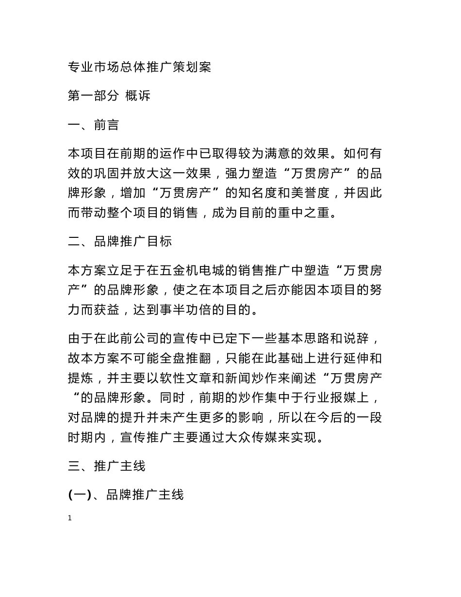 专业市场策划方案_第1页
