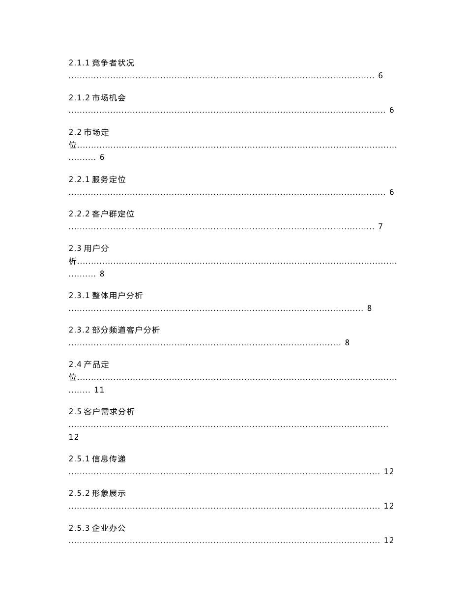 某大型商业门户网站运营指导策划书（全本）_第2页