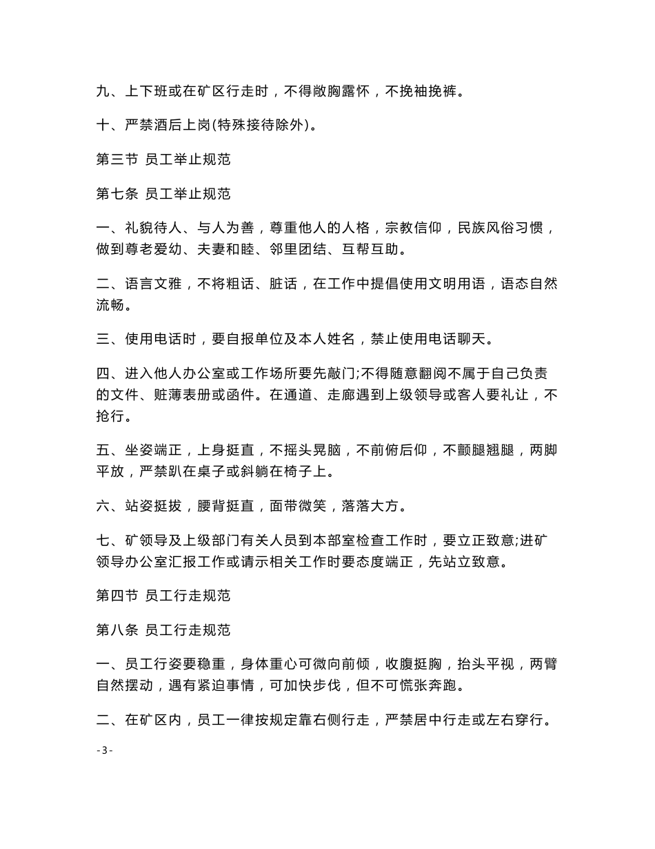 某某大型煤矿管理运营手册_第3页