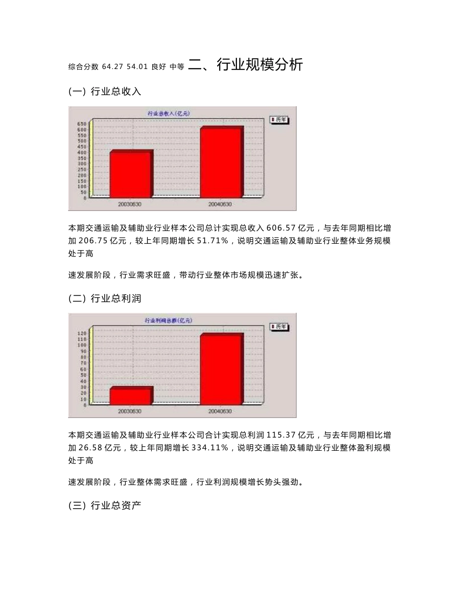 交通运输及辅助业(SI)行业分析报告_第2页