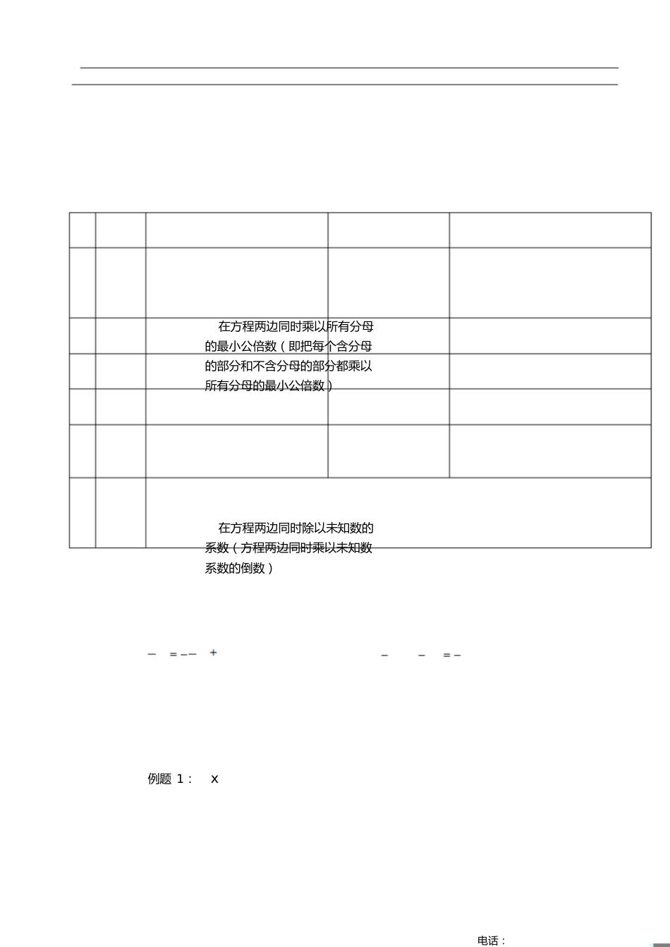 解一元一次方程的一般步骤[共6页]_第1页