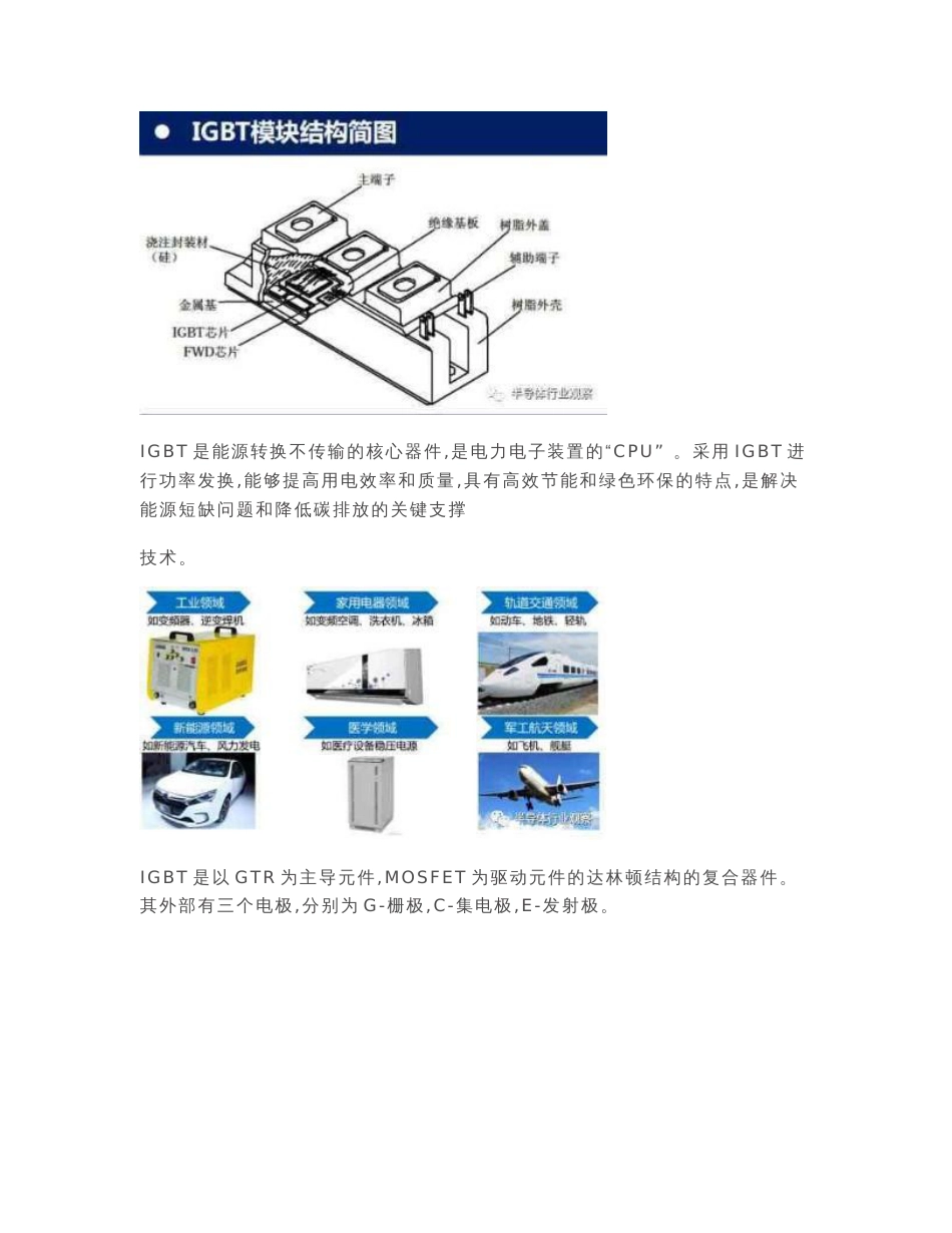 行业研究报告- 2018-2019  IGBT行业研究分析报告_第2页