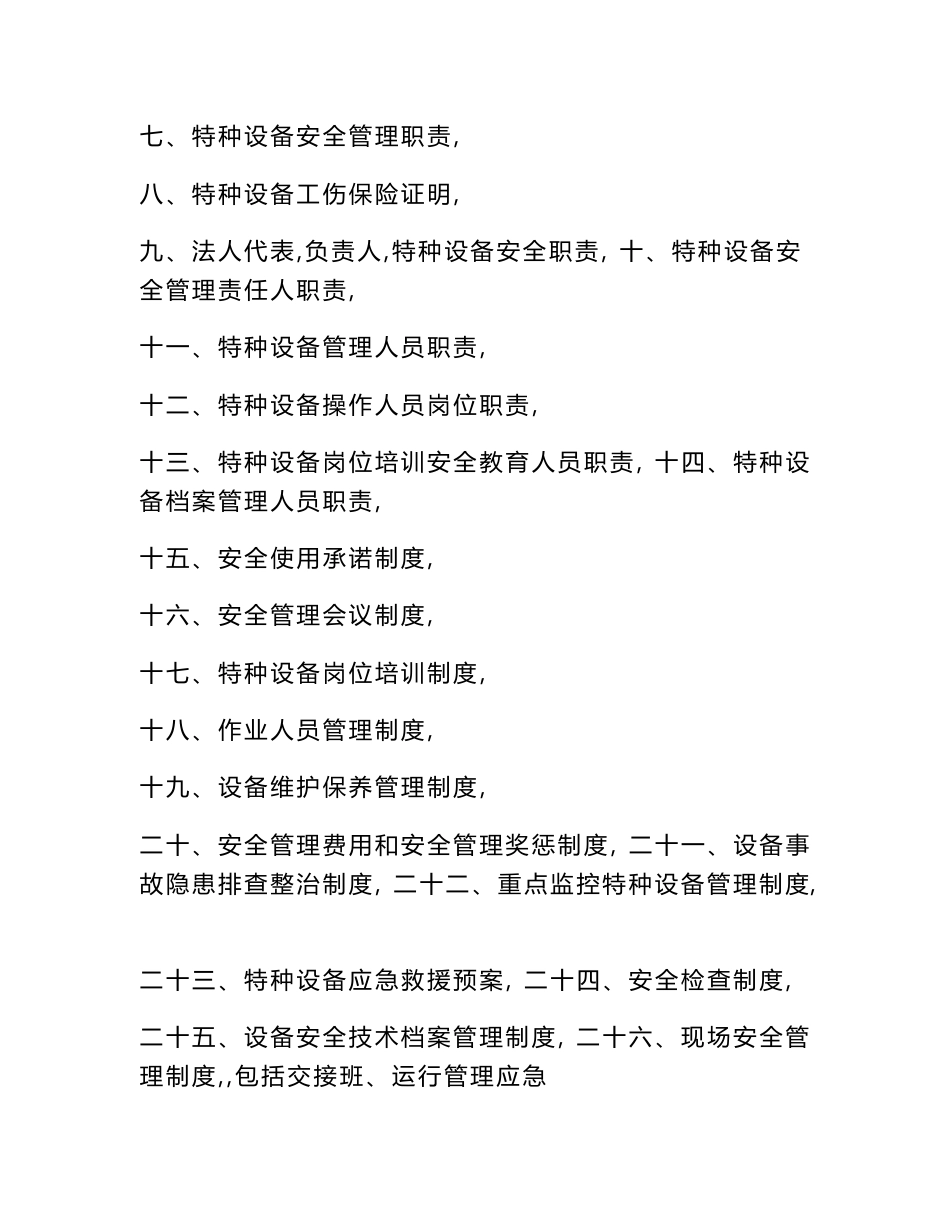 特种设备标准化安全管理制度手册_第2页
