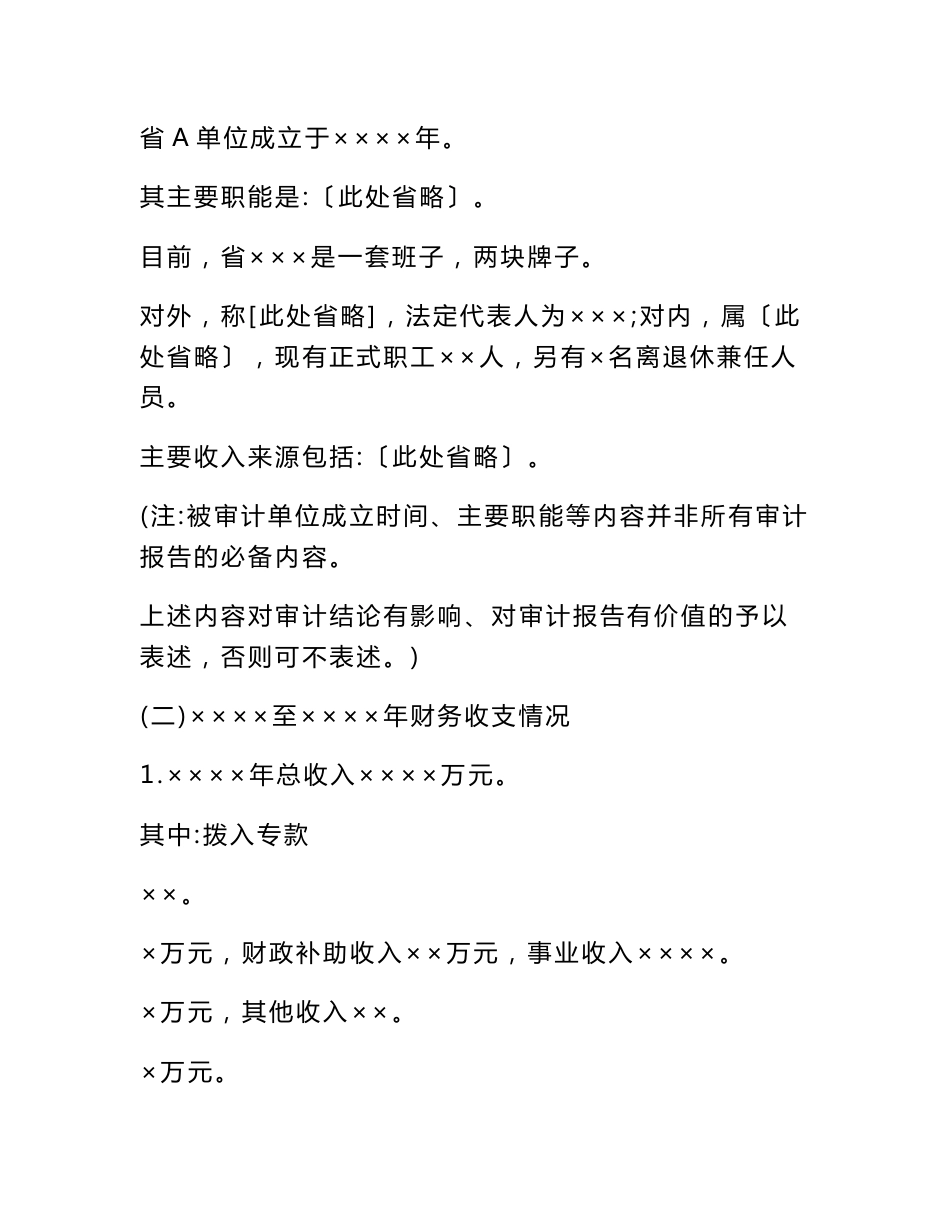 行政单位审计报告模板_第2页