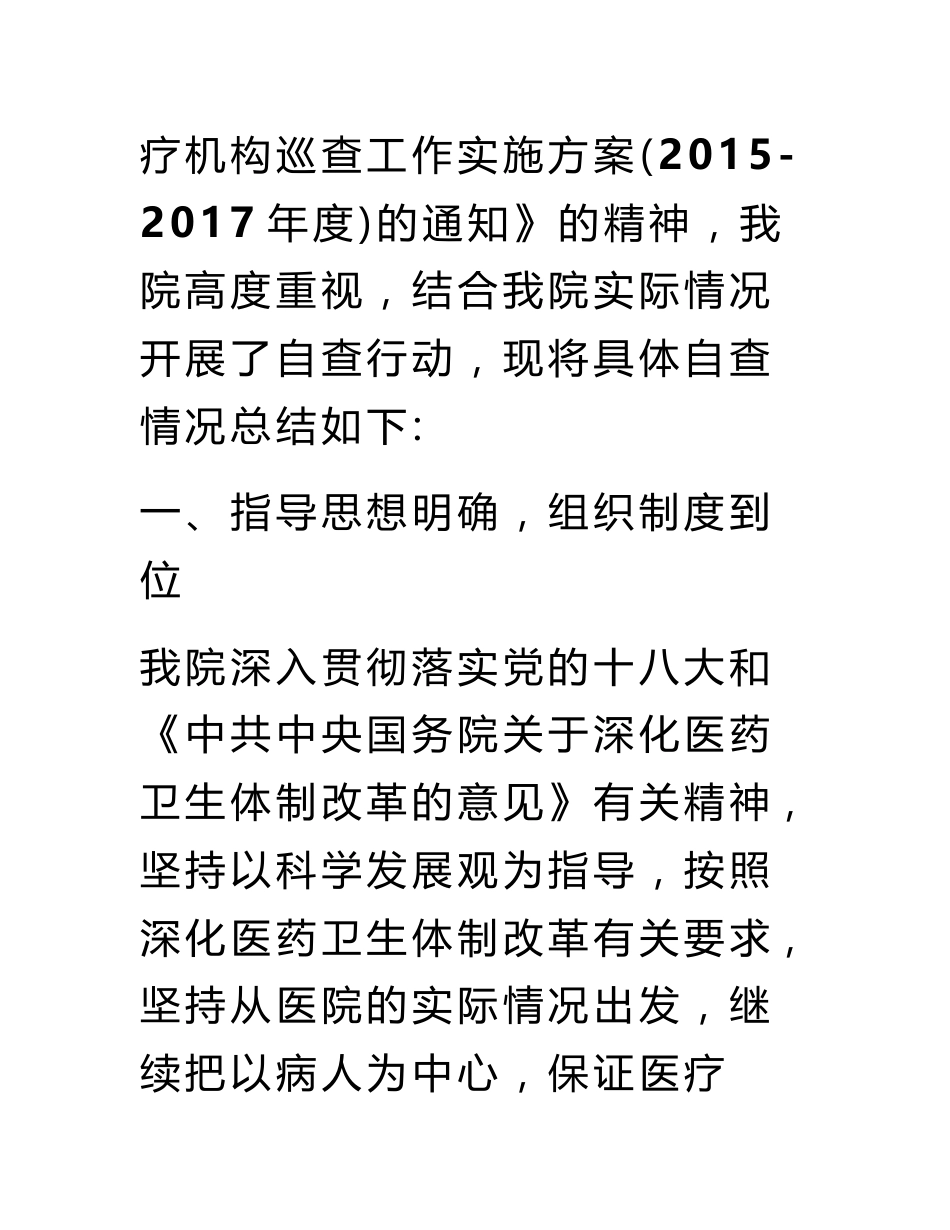 医院自查审计报告_第2页
