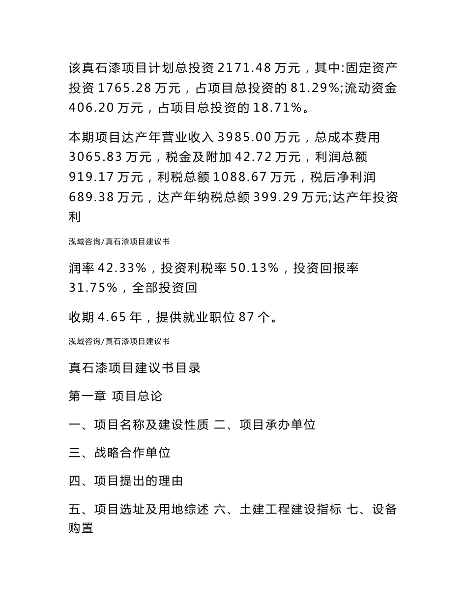 真石漆项目建议书参考范文_第2页