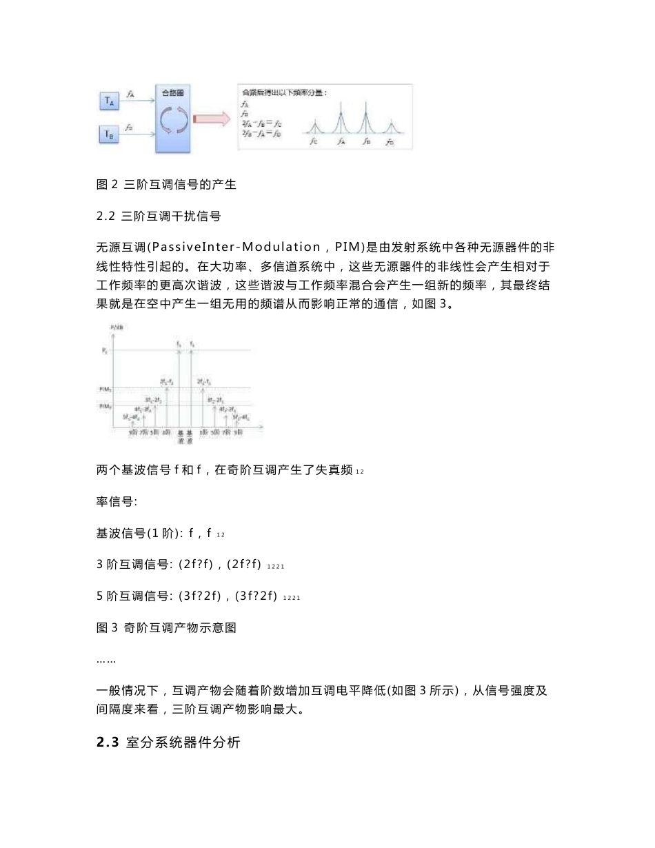 室分场景多运营商多系统合路互调干扰解决方案探讨_第2页