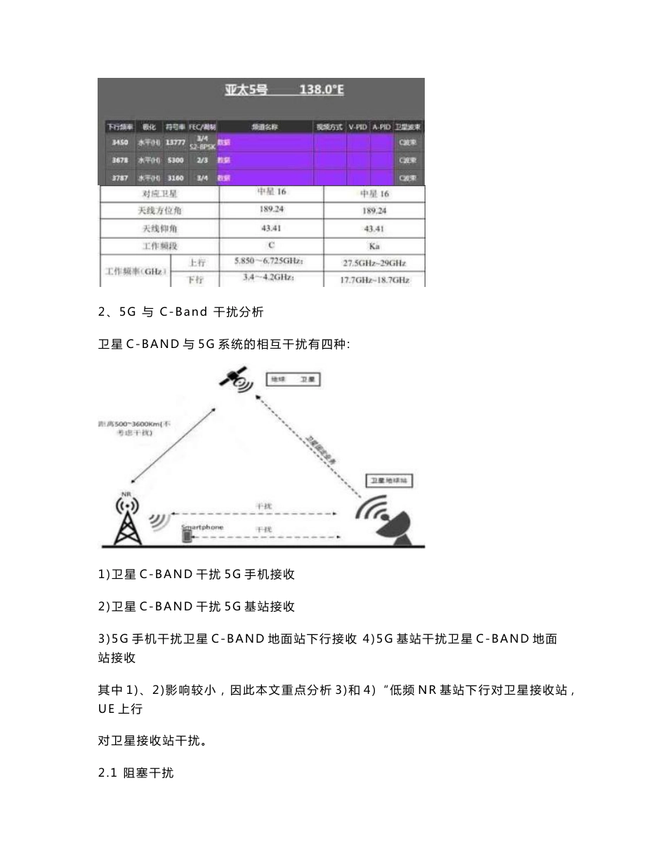 5G优化案例：5G与卫星C波段干扰研究及解决建议报告推广案例_第3页