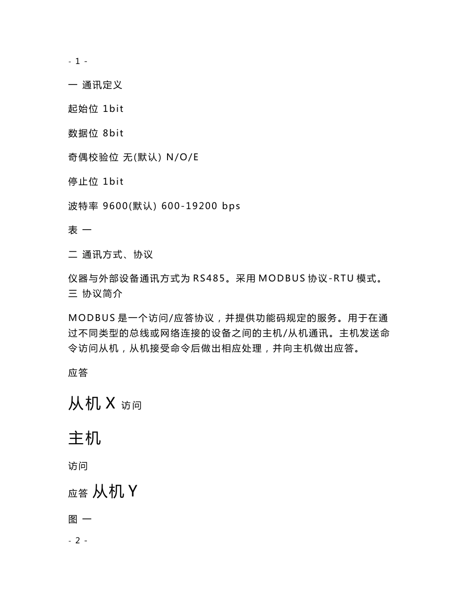 MODBUS-RTU通讯协议说明手册_第3页