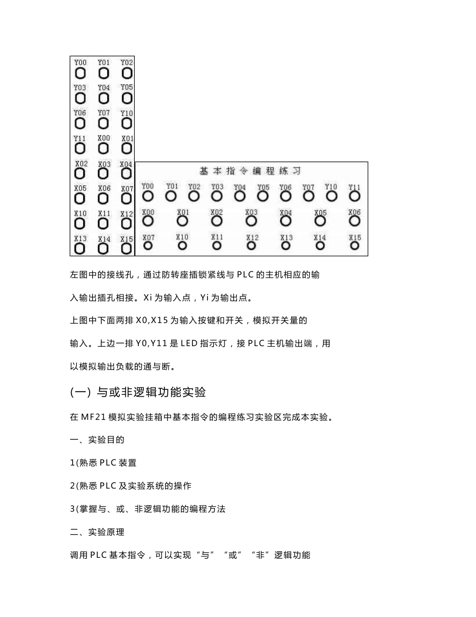 plc实验 有详细步骤 程序_第3页