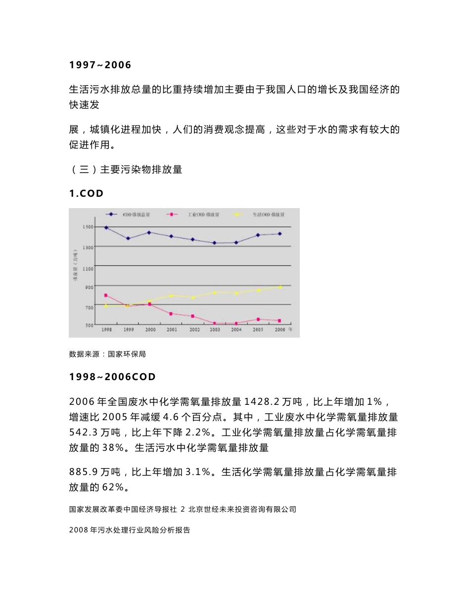 2008年污水处理行业风险分析报告_第3页