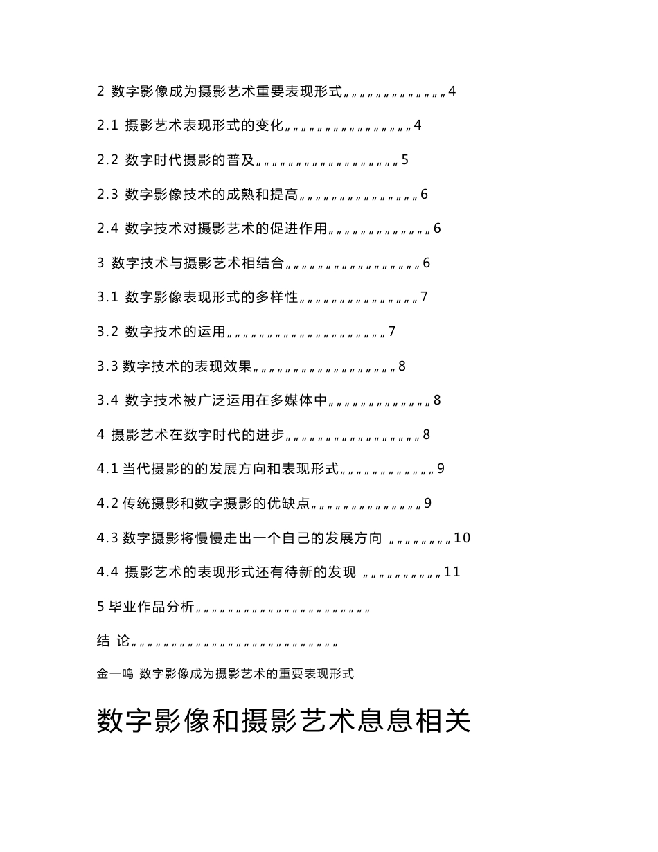 摄影专业毕业设计（论文）_第2页