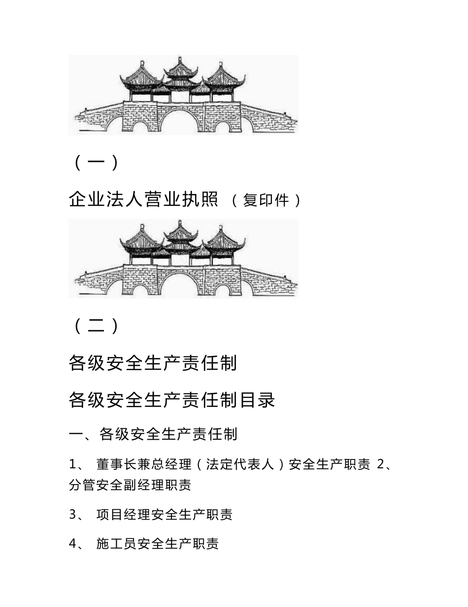 （湖南）建筑施工企业《安全生产许可证》申办材料（已通过）_第1页