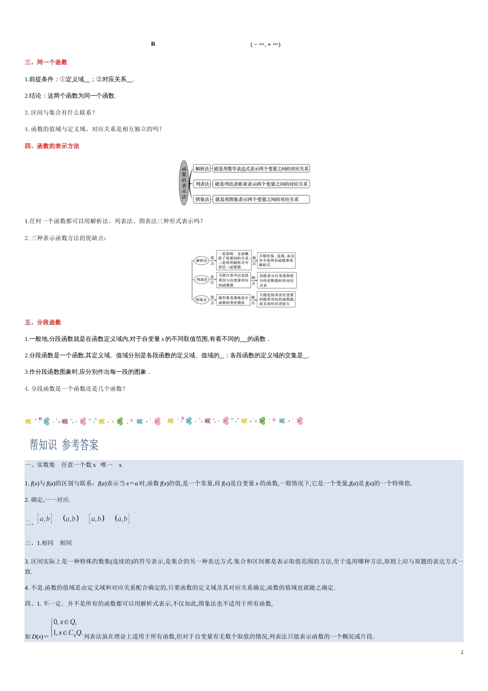 3.1函数的概念及其表示-2020-2021学年高一数学同步课堂帮帮帮（人教A版2019必修第一册）_第2页