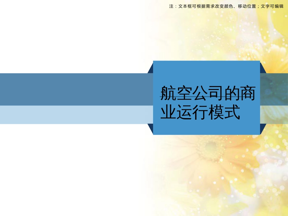 航空公司的商业运行模式[共13页]_第1页