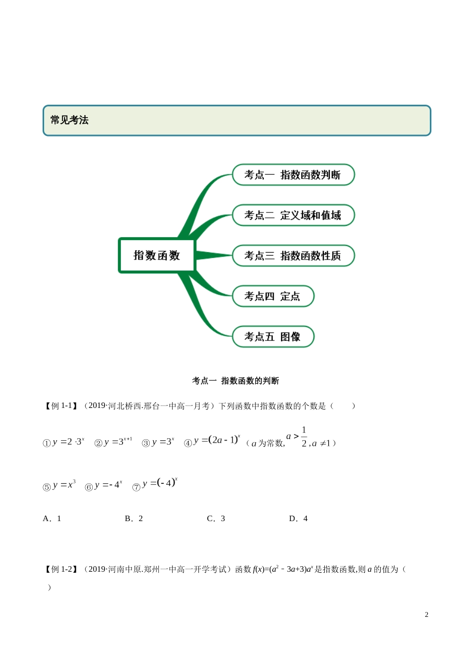 4.2 指数函数（精讲）（原卷版附答案）_第2页