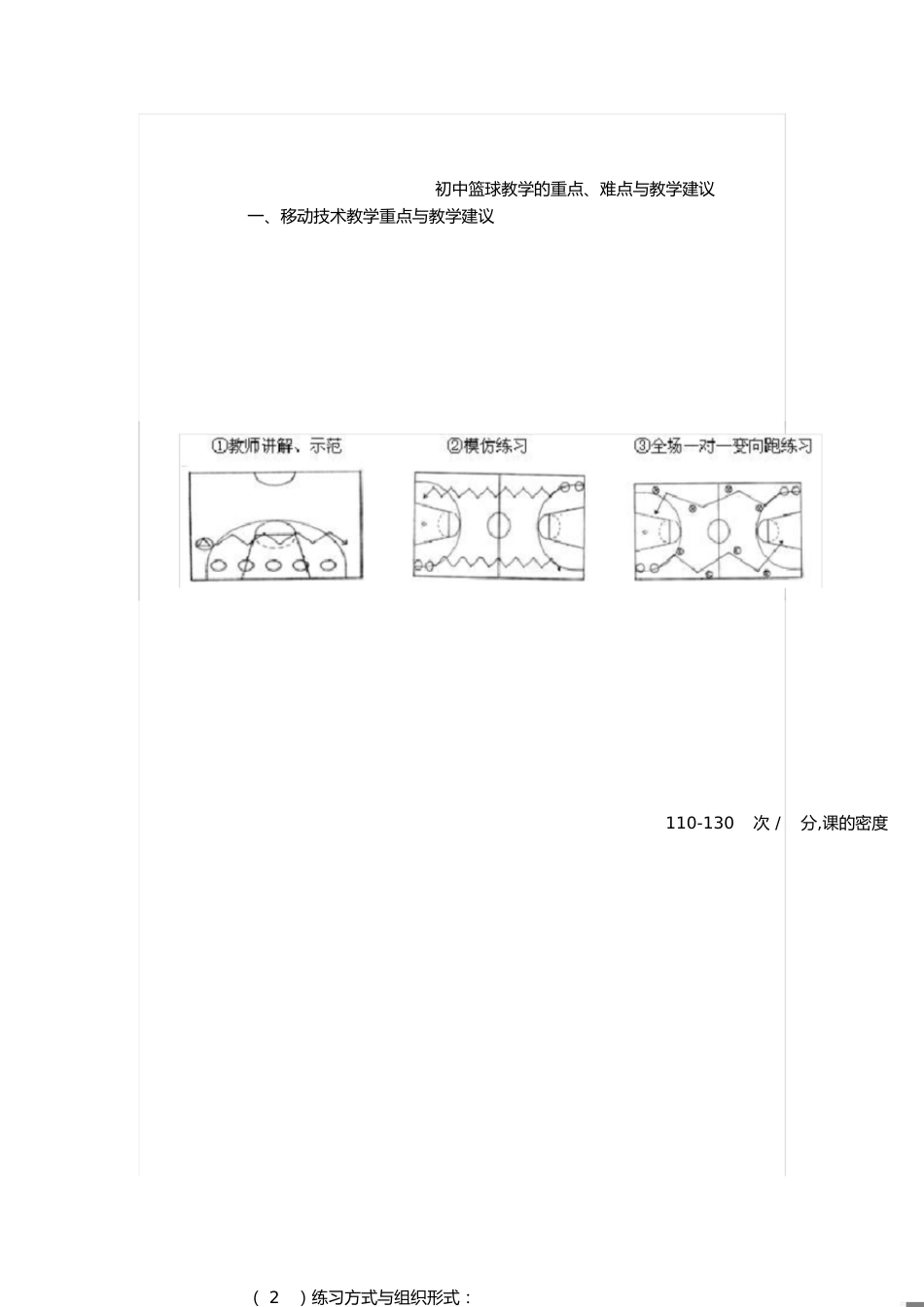 初中篮球教学的重点、难点[共9页]_第1页