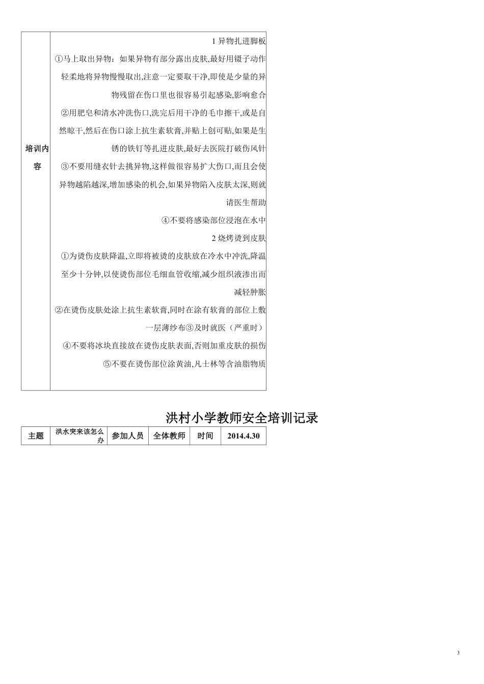 洪村小学教师安全培训记录[共12页]_第3页