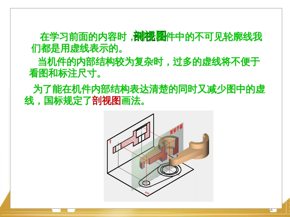 机械制图剖视图、螺纹、弹簧、装配图等基础知识[共127页]_第1页