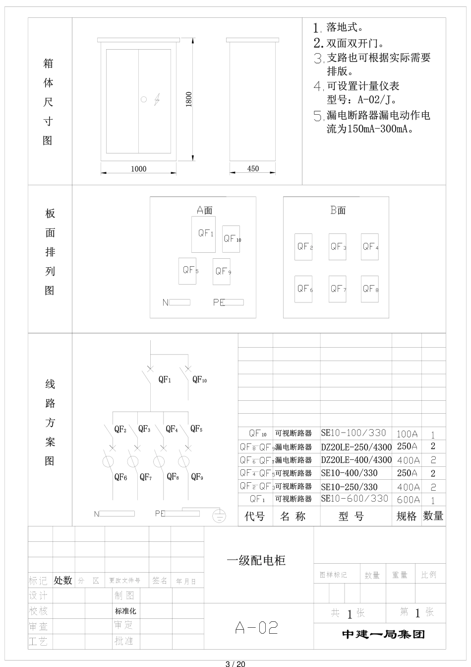 关于印发《中建一局集团施工临时用配电箱图册》附件_第3页