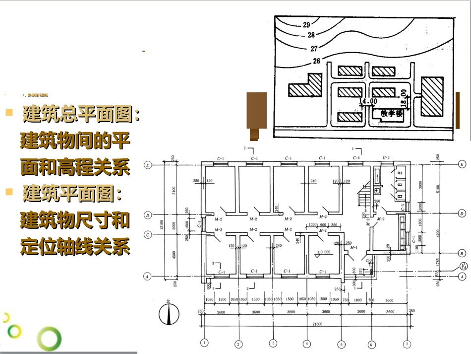 建筑物尺寸和定位轴线关系基础平面图[共12页]_第3页